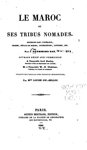Le Maroc et ses tribus nomades