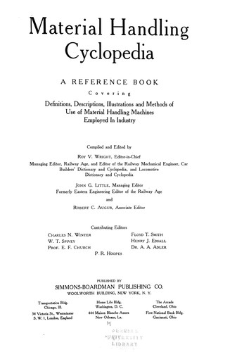 Material handling cyclopedia