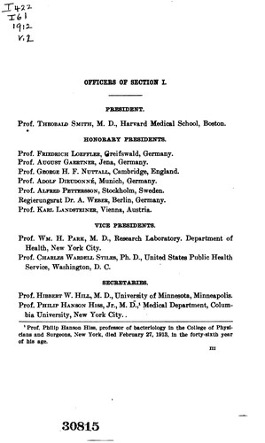 Transactions on the fifteenth International congress on hygiene and demography
