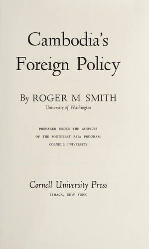 Cambodia's foreign policy