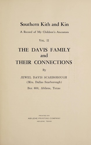 Southern kith and kin
