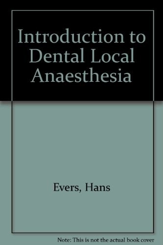 Introduction to dental local anaesthesia