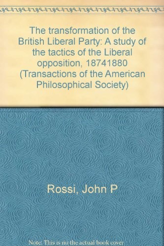 The transformation of the British Liberal party