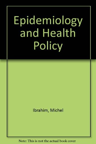 Epidemiology and health policy