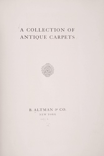 A collection of antique carpets