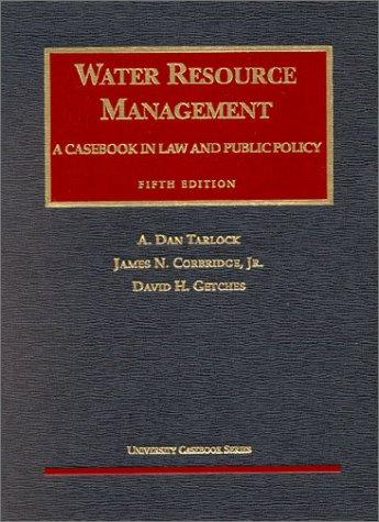 Water resource management