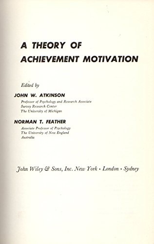 A theory of achievement motivation
