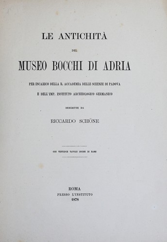 Le antichità del Museo Bocchi di Adria