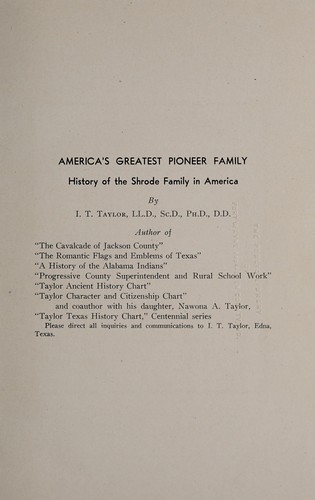 America's greatest pioneer family