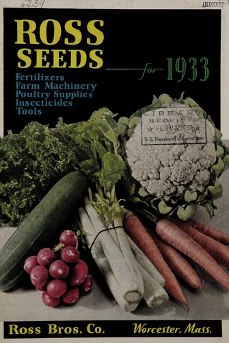 Ross' seeds for 1933