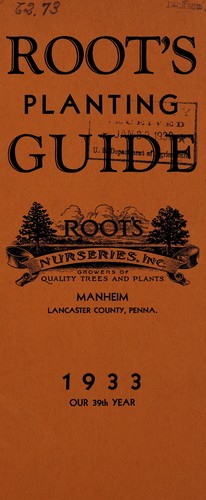 Root's planting guide, 1933