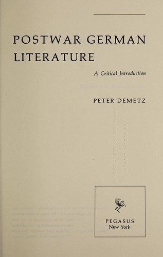 Postwar German literature
