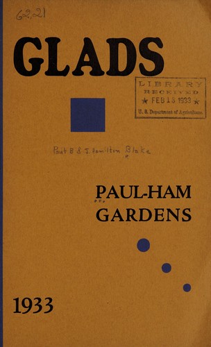 Glads, 1933
