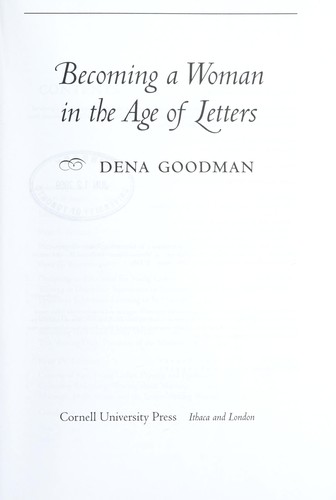 Becoming a woman in the age of letters
