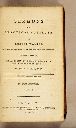 Sermons on practical subjects