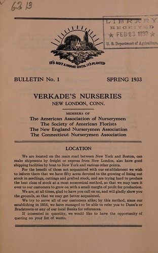 Bulletin No. 1