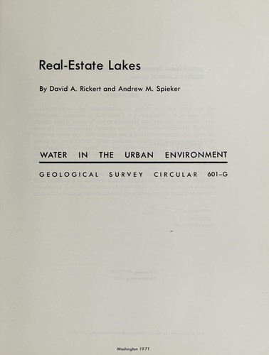 Real-estate lakes