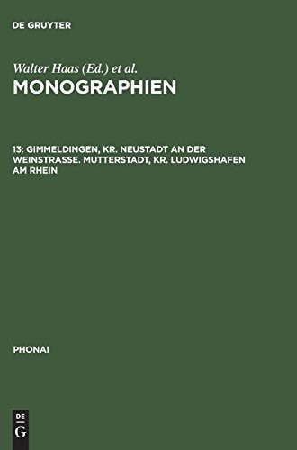 Gimmeldingen, Kr. Neustadt an der Weinstraße. Mutterstadt, Kr. Ludwigshafen am Rhein (Phonai) (German Edition)