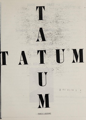 Hugh, Mary Tatum