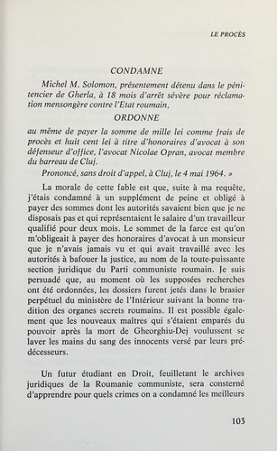 Mon calvaire roumain