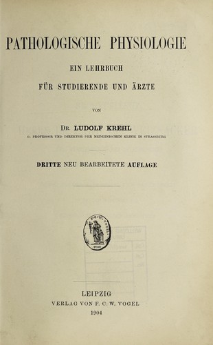 Pathologische Physiologie