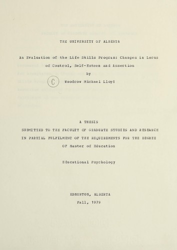 An evaluation of the Life Skills program