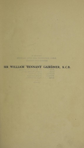 Life of Sir William Tennant Gairdner