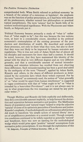 'Positive' economics and policy objectives. --