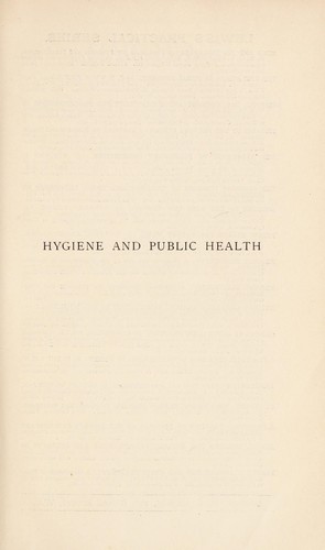 Hygiene and public health