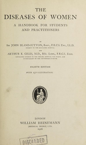The diseases of women