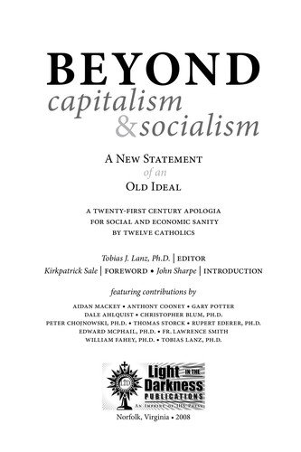 Beyond capitalism & socialism