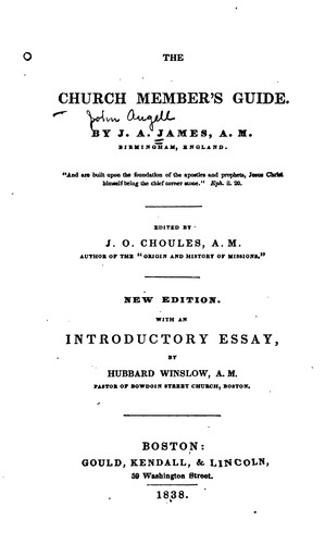 The Church Member's Guide