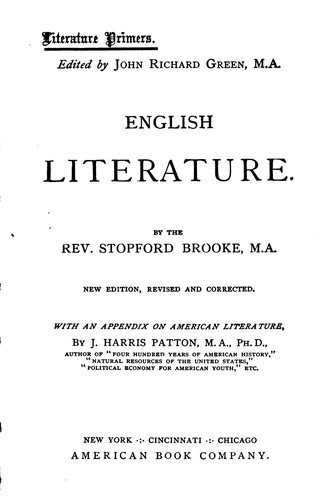 English literature