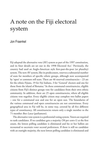 From election to coup in Fiji