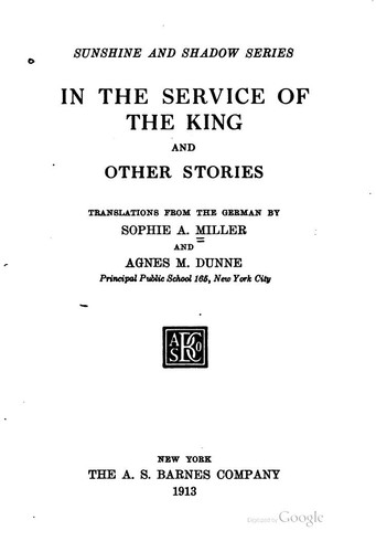 In the Service of the King and Other Stories