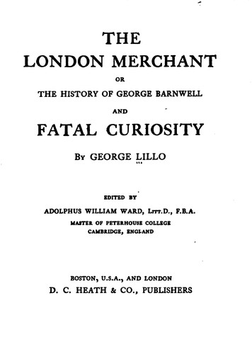 The London merchant