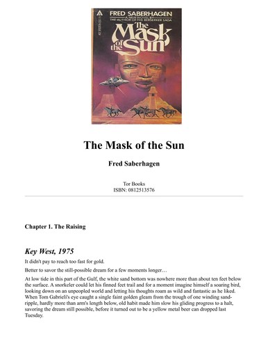 The mask of the sun