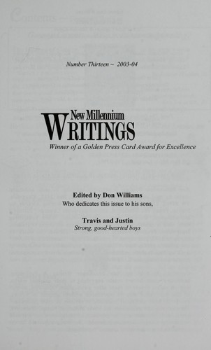 New Millenium Writings