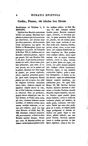 Q. Horatii Flacci Epistola ad Pisones