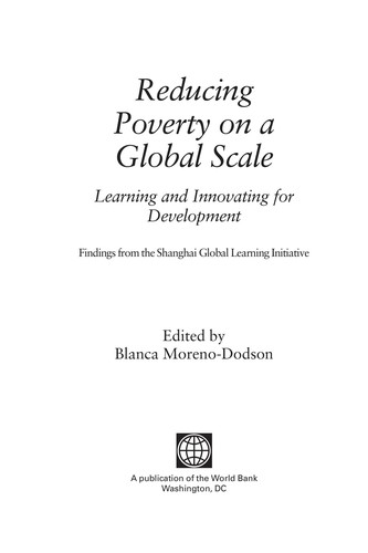 Reducing poverty on a global scale