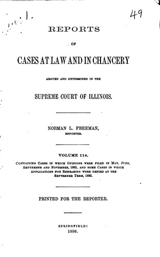 Reports of Cases at Law and in Chancery Argued and Determined in the Supreme ...