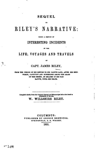 Sequel to Riley's narrative