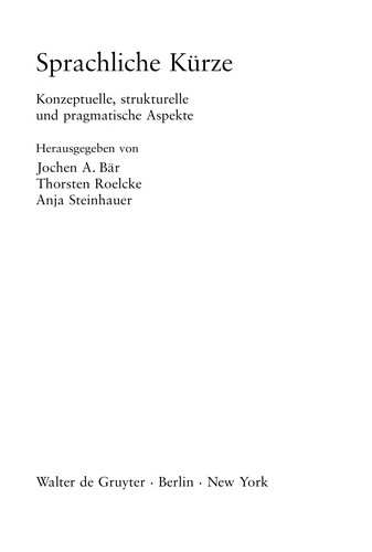 Sprachliche Kürze