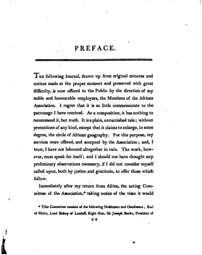 Travels in the Interior Districts of Africa: Performed Under the Direction ...