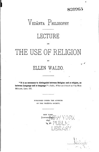Vedânta philosophy