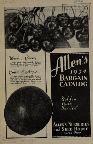 Allen's 1934 bargain catalog