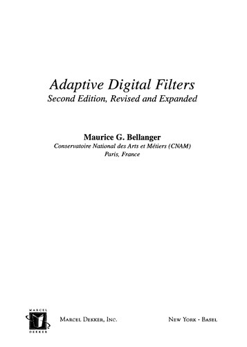 Adaptive digital filters