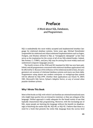 Advanced SQL: 1999