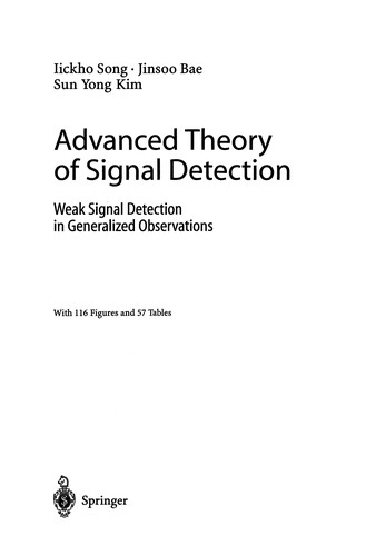 Advanced Theory of Signal Detection