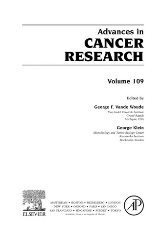 Advances in cancer research